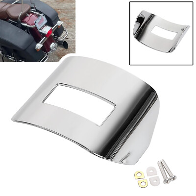 Chrome Tail Light Visor Cover For Harley Road King Sportster 1200 Custom XL1200C