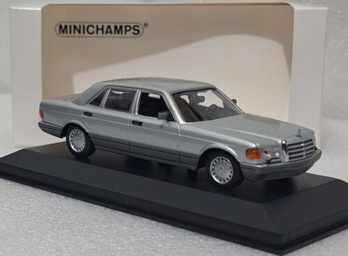 Mercedes-Benz 560 SEL (W126) 1990 Silver 1:43 Minichamps EXTREMELY RARE!! (3) - Picture 3 of 19