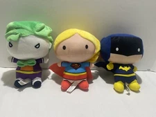 Toy Factory plush set, Batman, Joker, Superwoman