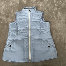 Weird Fish Padded Gilet Bodywarmer Women’s Uk10 Sky Blue