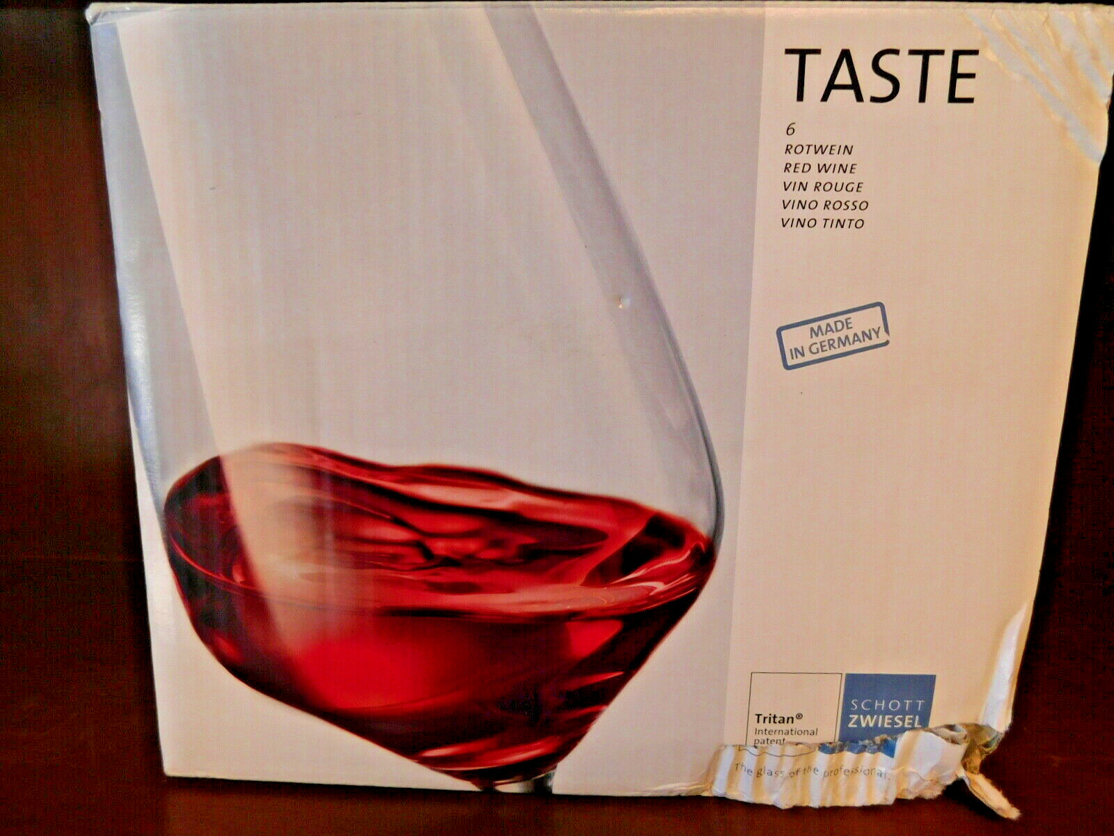 New 5 Pc Schott Zwiesel Taste Red Wine Water Glass 16 8 Oz For