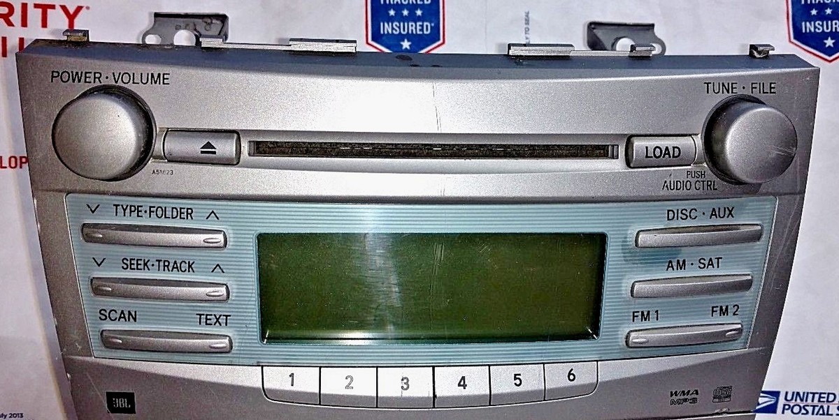 07 08 09 10 Toyota Camry JBL Radio 6 Disc Cd A51823 86120-06190