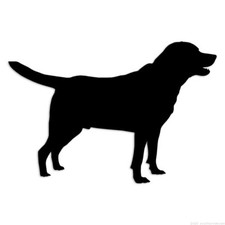 Labrador Chesapeake Dog - Decal Sticker - Multiple Colors & Sizes - ebn6554