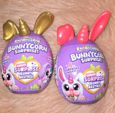 2 Rainbocorns Bunnycorn Surprise by ZURU Small Inbox Surprise Bunny Besties