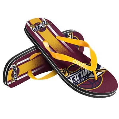 Cleveland Cavaliers NBA Unisex Gradient Flip Flops, 5 Sizes, FREE SHIP
