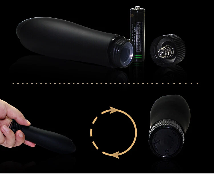 Fetish Fantasy Bondage Set with Deluxe Black Rocket silicone Vibrator, BDSM Kit - Image 4 of 4