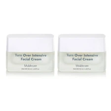 Lot 2x New Korean MULDREAM Turn Over Intensive Facial Cream 50ml/1.69oz k-Beauty
