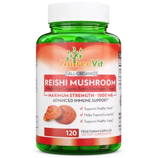 NutreeVit 100% Organic Advanced Immune Support- Reishi Mushroom