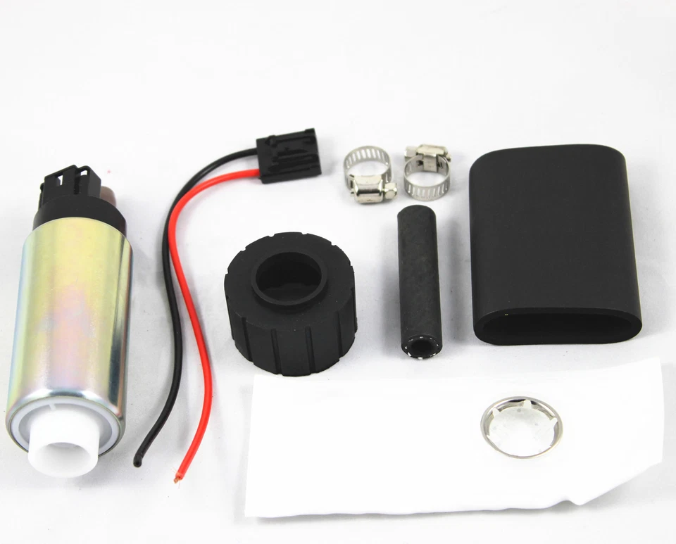 Bomba de combustible eléctrica de alto rendimiento y alta presión 255LPH en tanque y kit # 340 Foto 3 de 4