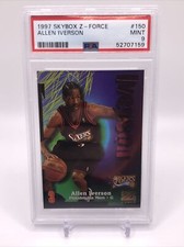 PSA 9 MINT 1997 SKYBOX Z-FORCE ALLEN IVERSON #150 PHILADELPHIA 76ers