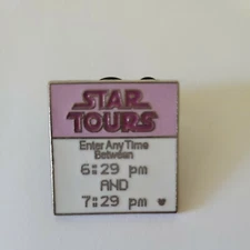 Star Wars star Tours Hidden Mickey Fast Pass Disney Trading Pin NEW USA