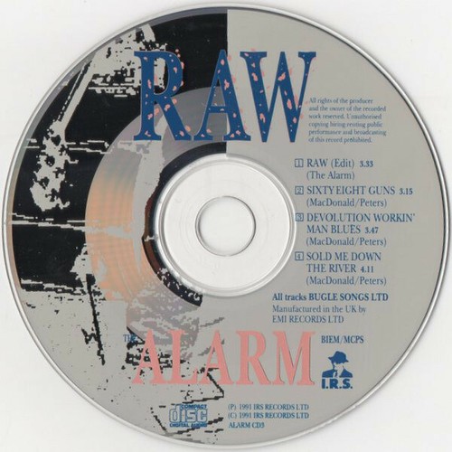 The Alarm RAW (1991) CD Single VERY GOOD Condition FAST & FREE UK