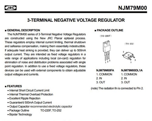 10x SMD Voltage Regulator IC JRC 78M05 * 5V 0.5A TO-252 NJM78M05 NJM78M05DLA-TE1 - Picture 5 of 7