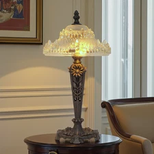 Art Deco Design Table Lamp "PARIS BLOSSOM" Unique Signed Paris