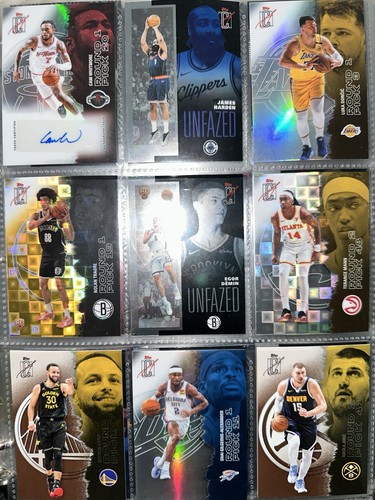 2024-25 Topps Basketball Huge Insert & RC Lot Wembanyama Auto #/199 #/399