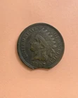 1907 Indian Head Cent Penny SMALL Clipped Planchet Error 3.09g Circulated
