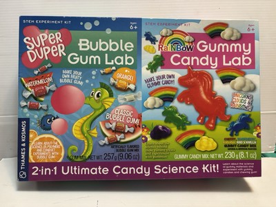 2 In 1 Ultimate Candy Science Kit Super Duper Bubble Gum Lab & Gummy Candy Lab