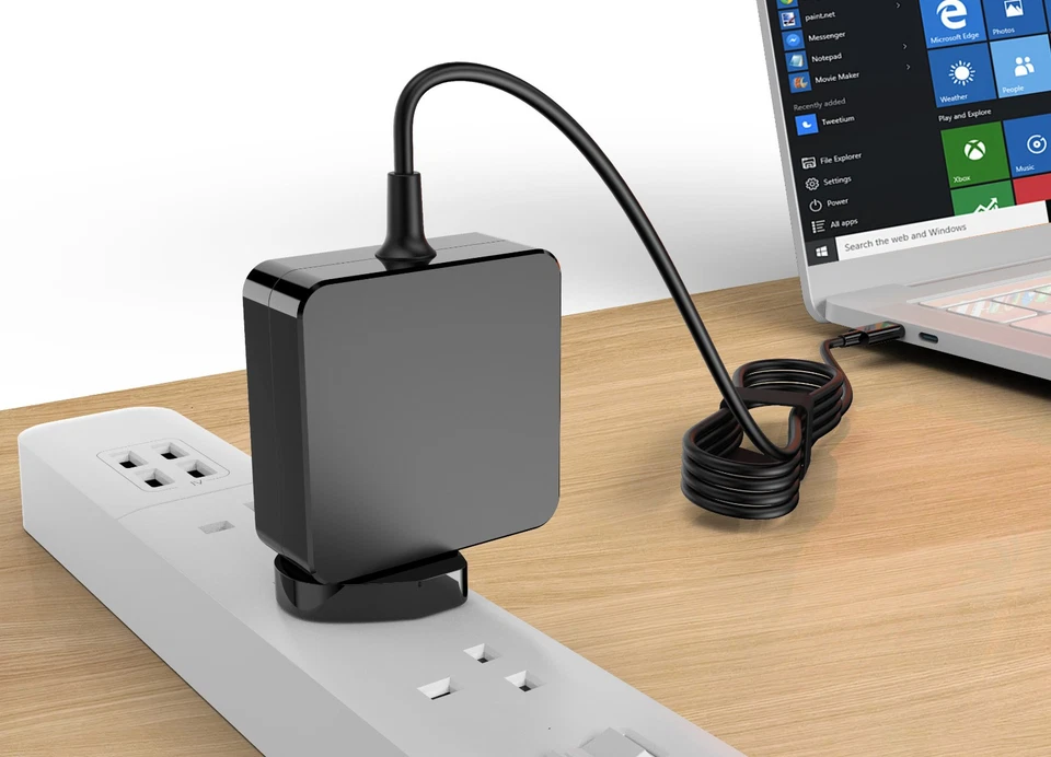 90W USB-C Charger for ASUS Chromebook Vivobook Zenbook Flip UX370UA UX370U UX370 - Image 3 of 4