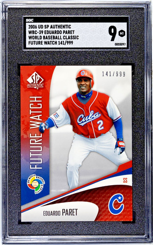 Eduardo Paret #WBC-39 2006 SP Authentic World Baseball Classic Future Watch card