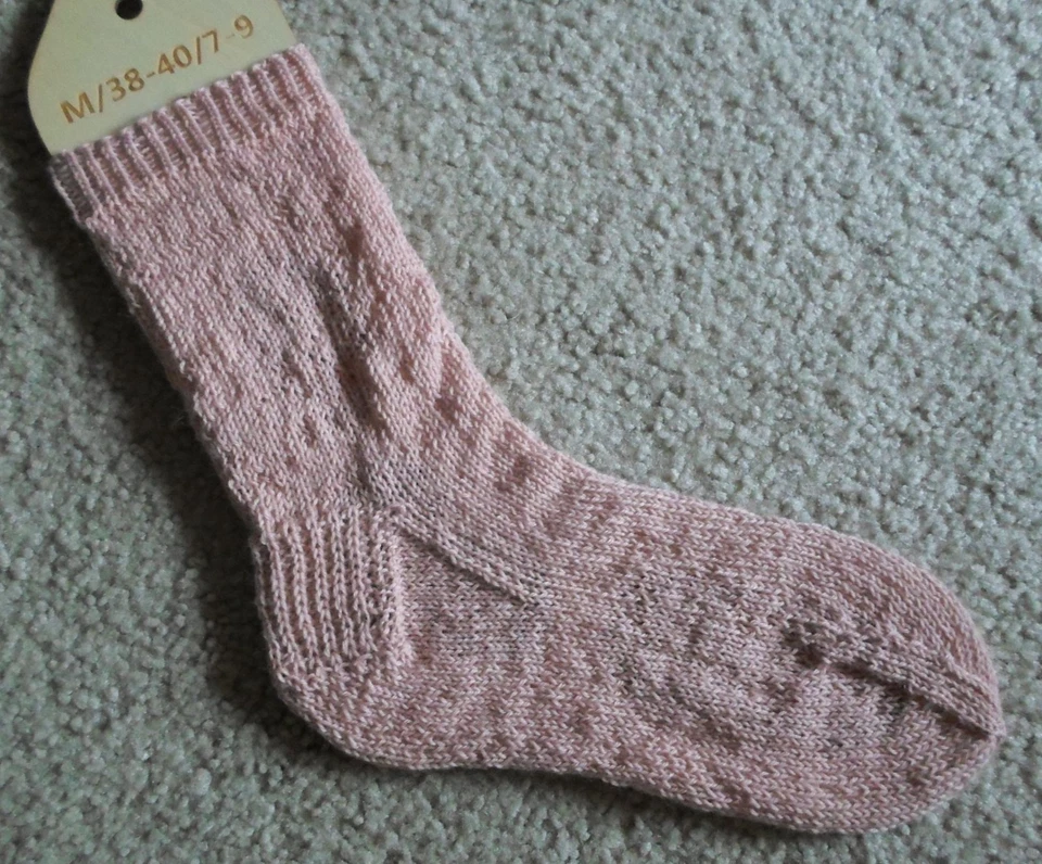 Calcetines tejidos a mano - Hechos de mezcla de lana - Talla - 7 EE. UU. Mujeres / 5,5 EE. UU. Hombres Foto 4 de 4