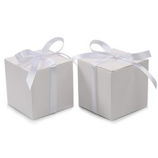 COTOPHER 100pcs Small Gift Boxes, Favor Boxes 2x2x2 inches Paper Gift Boxes with