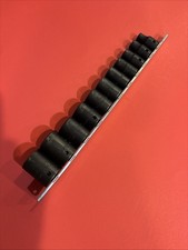Snapon 12 Impact Shallow Sae 12pt Socket Set 38 - 1