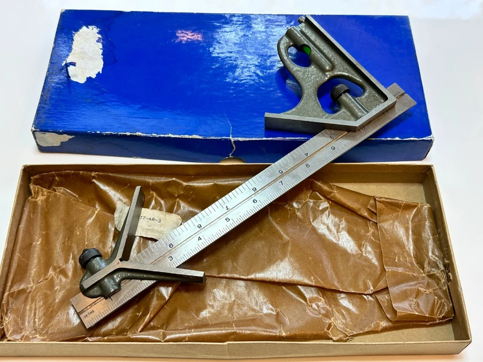 GENERAL Tools USA (NOS Rare) MG-277-4R Toolmakers Combination Square, New in Box - Image 4 of 4