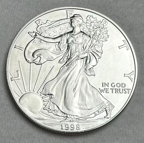 1998 1 Oz Silver American Eagle BU