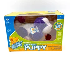 Zhu Zhu Puppies Lillac 6/2 Interactive Puppy New IOB 2010 Works Cepia