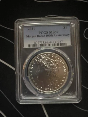 2021 Morgan Dollar 100th Anniversary MS69