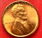 1952-S Lincoln Wheat Cent Penny GEM RED BU From an Original Bank Roll