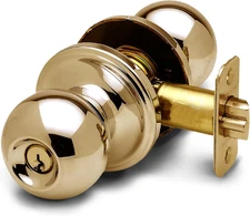 Copper Creek Entry Door Knob – Keyed Entry Handle with Lock and Key, ANSI Grade-