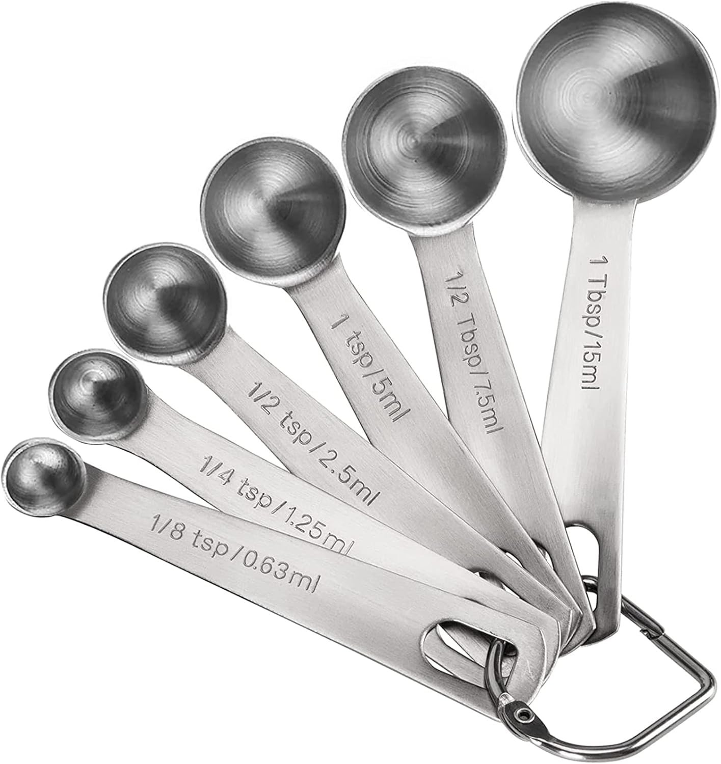 Measuring Spoons, Premium Heavy Duty 18/8 Stainless Steel Measuring Spoons Cups 