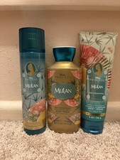 Bath Body Works Wash Cream Fragrance Mist Set Lot 3 Disney Princess MULAN