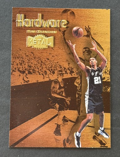 Tim Duncan #12 1997 Metal Universe Championship Hardware card