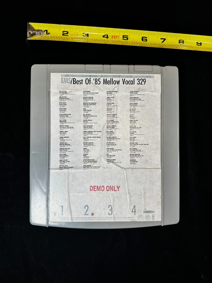 '85 Rock Large Format 4 Track Tape DEMO ONLY Version for Commercial Use Untested - Image 2 of 4