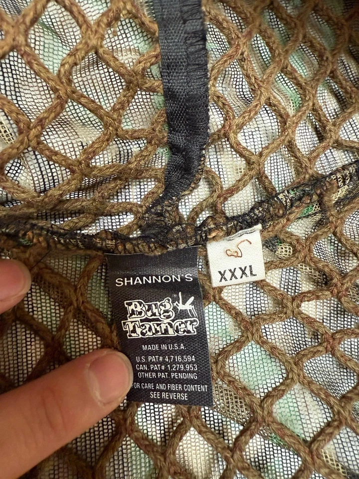 CHAQUETA CAMUFLADA SHANNONS BUG TAMER REALTREE CUBIERTA PARA LA CABEZA CREMALLERA COMPLETA EE. UU. PARA HOMBRES XXXL 3XL Foto 4 de 4