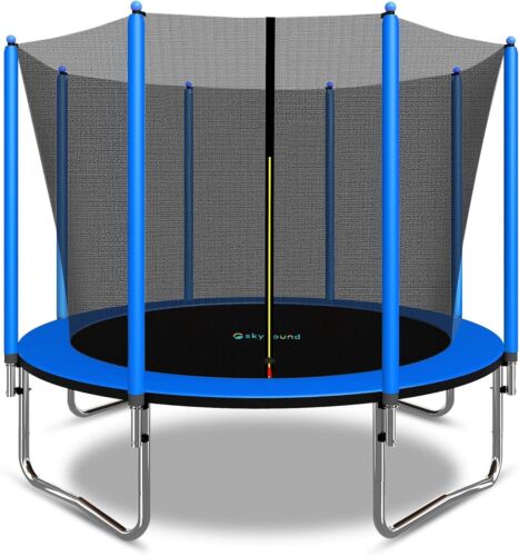 SkyBound Trampoline Outdoor High Jump Play Trampoline, 10ft Blue, Heavy Duty