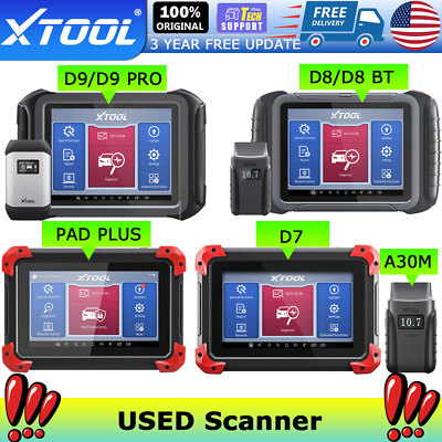 XTOOL D7 D8-BT D9-BT A30M Automotive Diagnostic Scanner Bidirectional Scan Tool