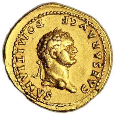 Monnaie Romaine - Domitien - Aureus or - Rome - Photo 1/2