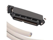 25-PAIR CABLE ASSEMBLY, F-BLUNT, 90 ,10'