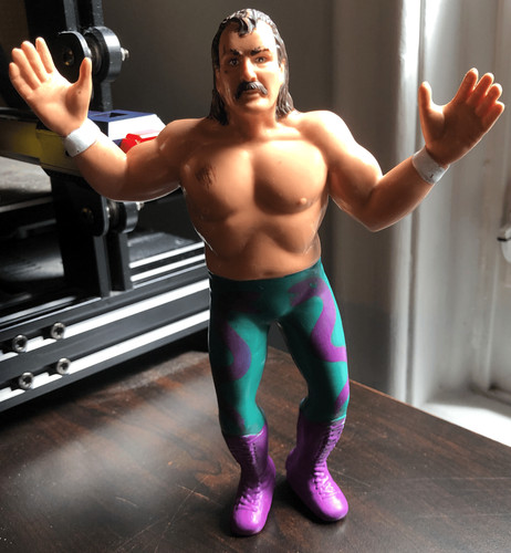 Vintage 1987 LJN Jake The Snake Roberts WWF Figure...