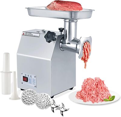 800W Commercial Electric Meat Grinder 265Lbs/H Industrial Meat