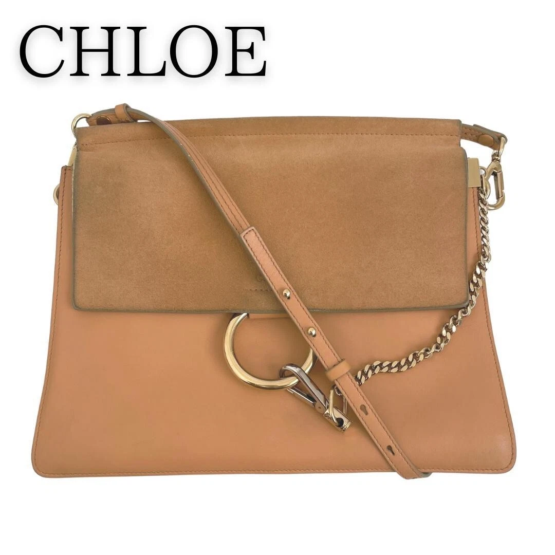 Chloé - Faye Black Leather & Suede Patchwork Shoulder Bag