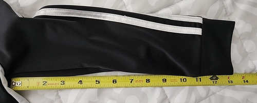 ADIDAS Logo Black & White Zip-up Track Jacket Girl's Size 6 *FREE SHIPPING* - Picture 5 of 6
