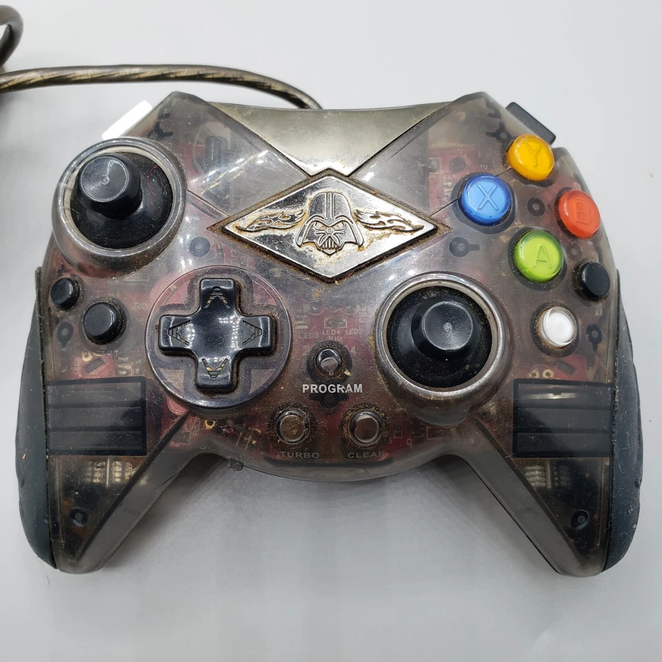 Intec Darth Vader Star Wars Red Wired Controller Original Xbox parts and repair - Image 2 of 4