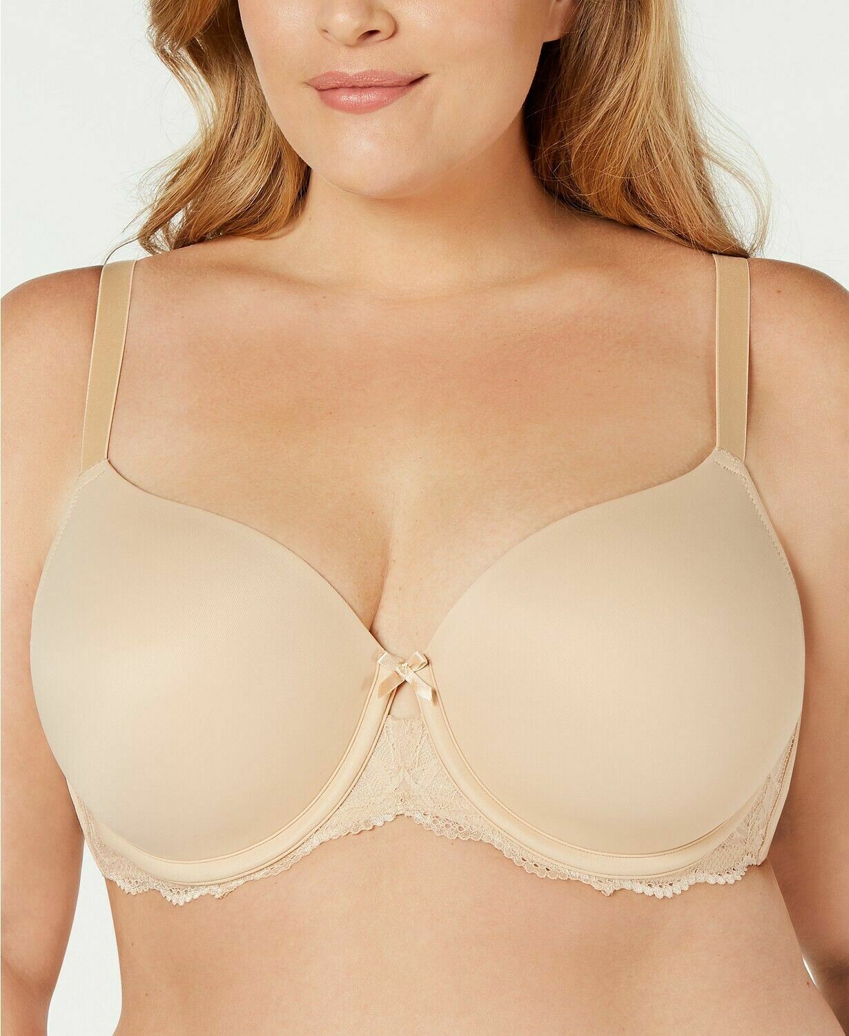Sujetador de balconette con ribete de encaje talla grande Inc Frappe 40DD para mujer