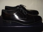 100% AUTHENTIC NEW MEN PRADA SPAZZOLATO FUME LACEUP DRIVERS/LOAFERS UK 8/US 9 — photo 3