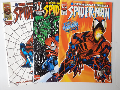 Der Sensationelle Spider-Man Band 0,1,2  Carnage  im Top Zustand