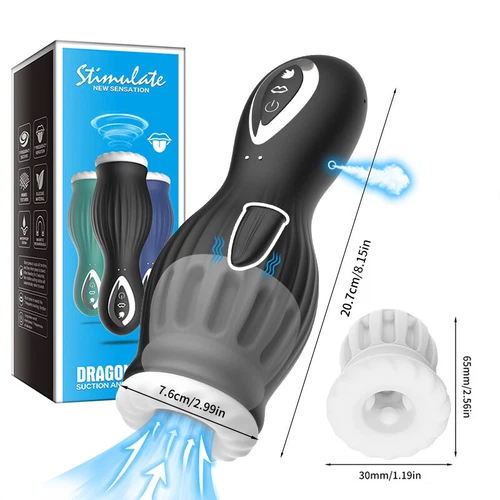 Male Masturbaters Automatic HandsFree Licking Cup Thrusting Stroker Men Sex Toy - Picture 3 of 37